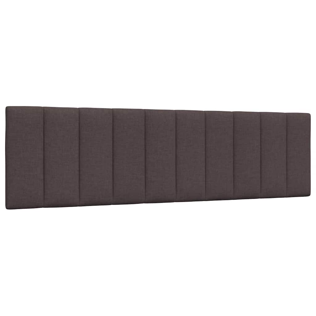 Headboard Cushion &quot;Hanko&quot; Dark Brown Fabric