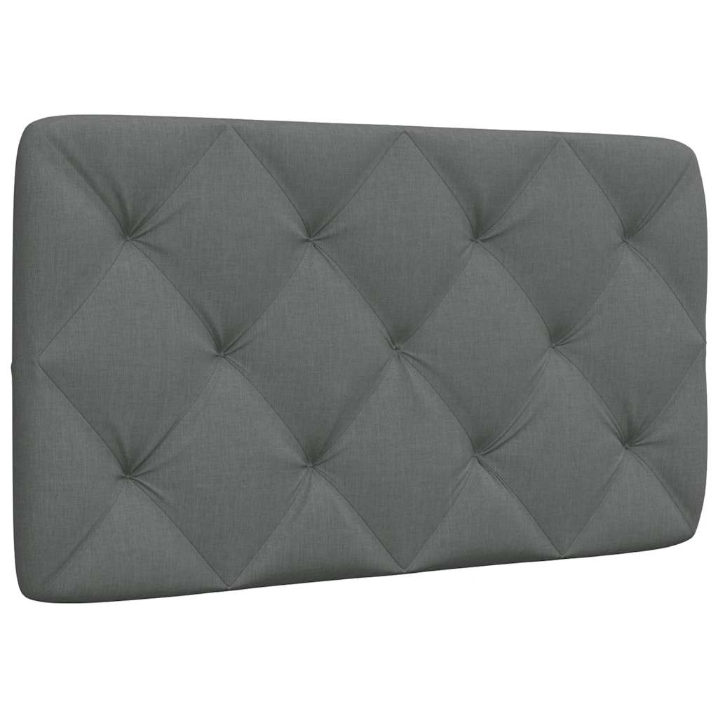 Headboard Cushion Dark Grey Fabric