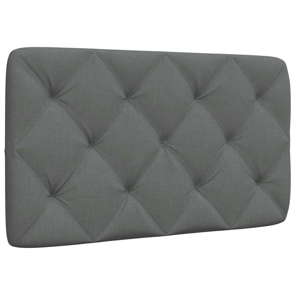 Headboard Cushion Dark Grey Fabric
