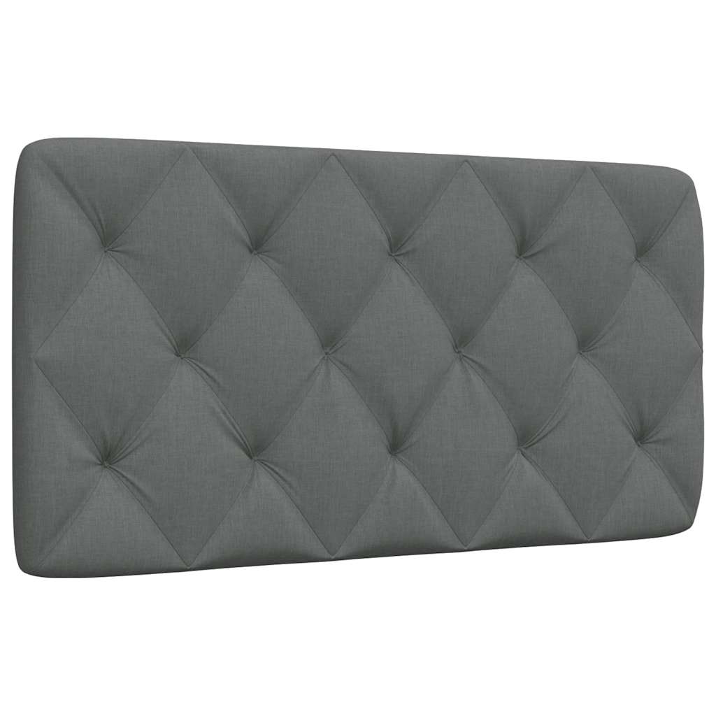 Headboard Cushion Dark Grey Fabric