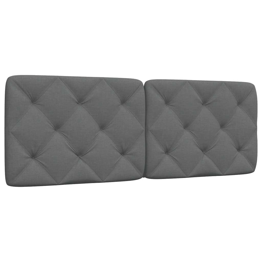 Headboard Cushion Dark Grey Fabric