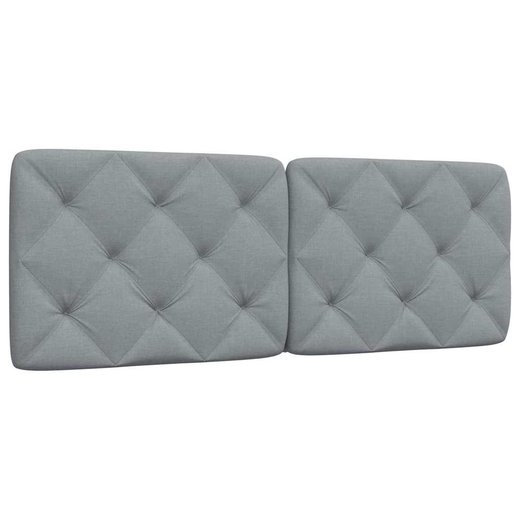 Headboard Cushion Dark Grey Fabric