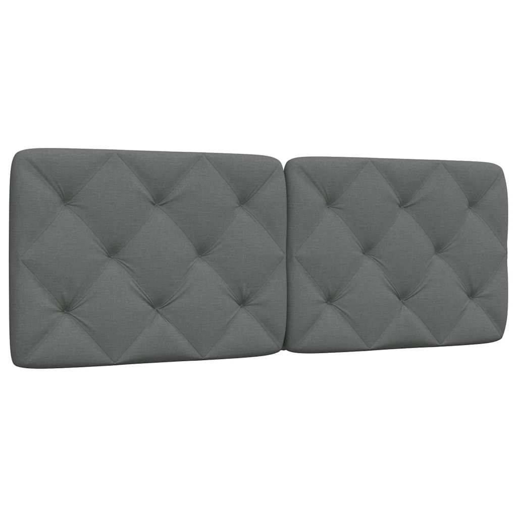 Headboard Cushion Dark Grey Fabric