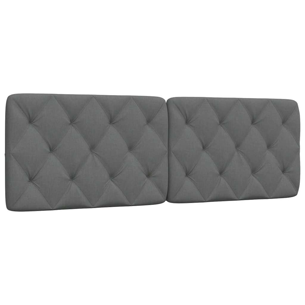 Headboard Cushion Dark Grey Fabric