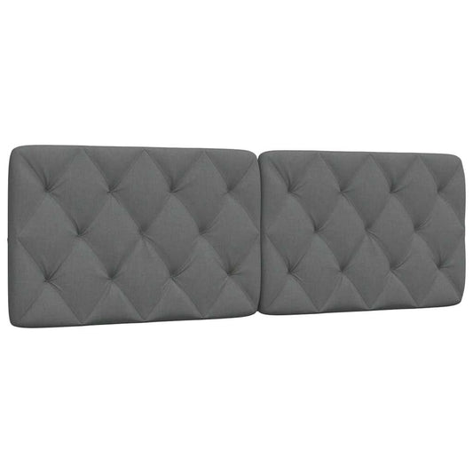 Headboard Cushion Dark Grey Fabric
