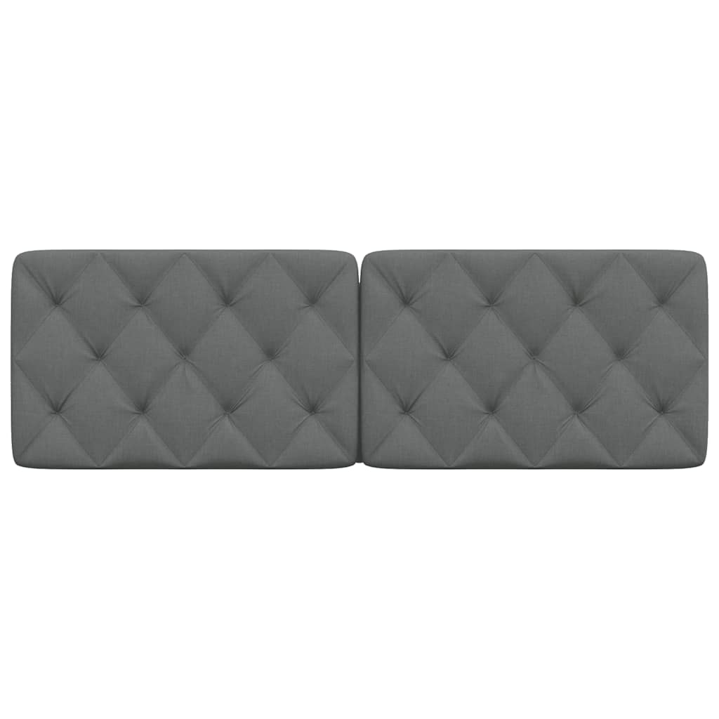 Headboard Cushion Dark Grey Fabric