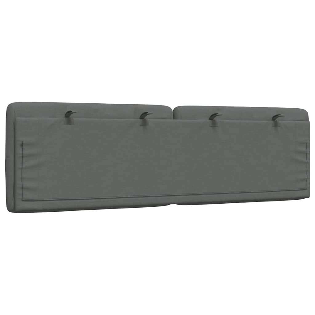 Headboard Cushion Dark Grey Fabric