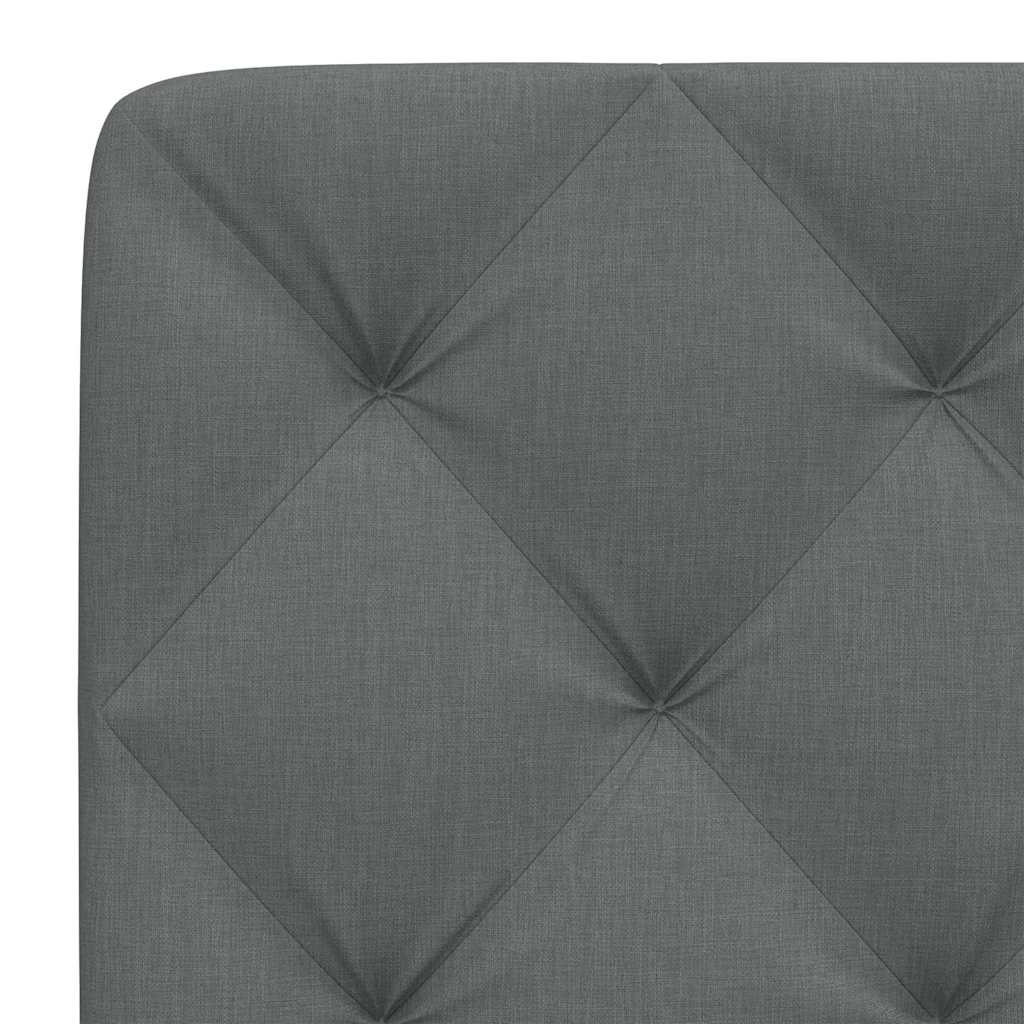 Headboard Cushion Dark Grey Fabric