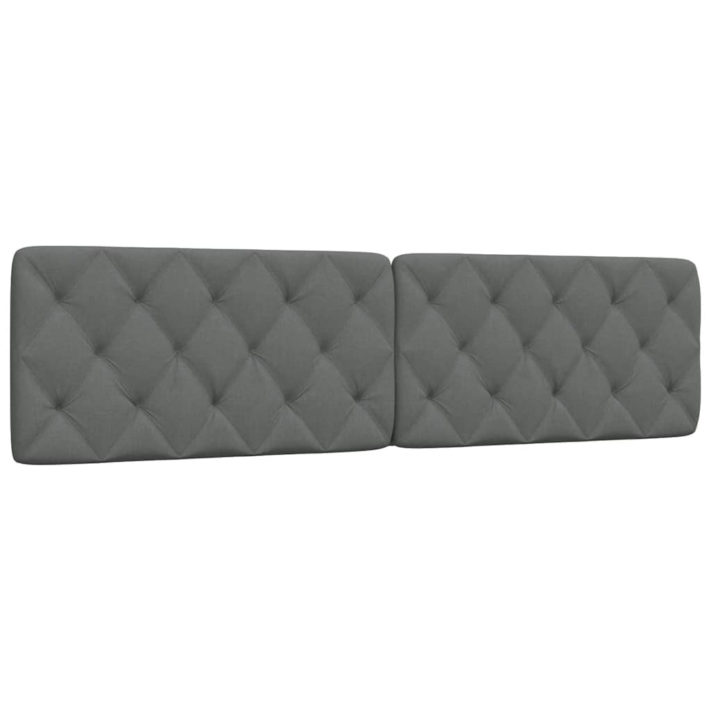 Headboard Cushion Dark Grey Fabric