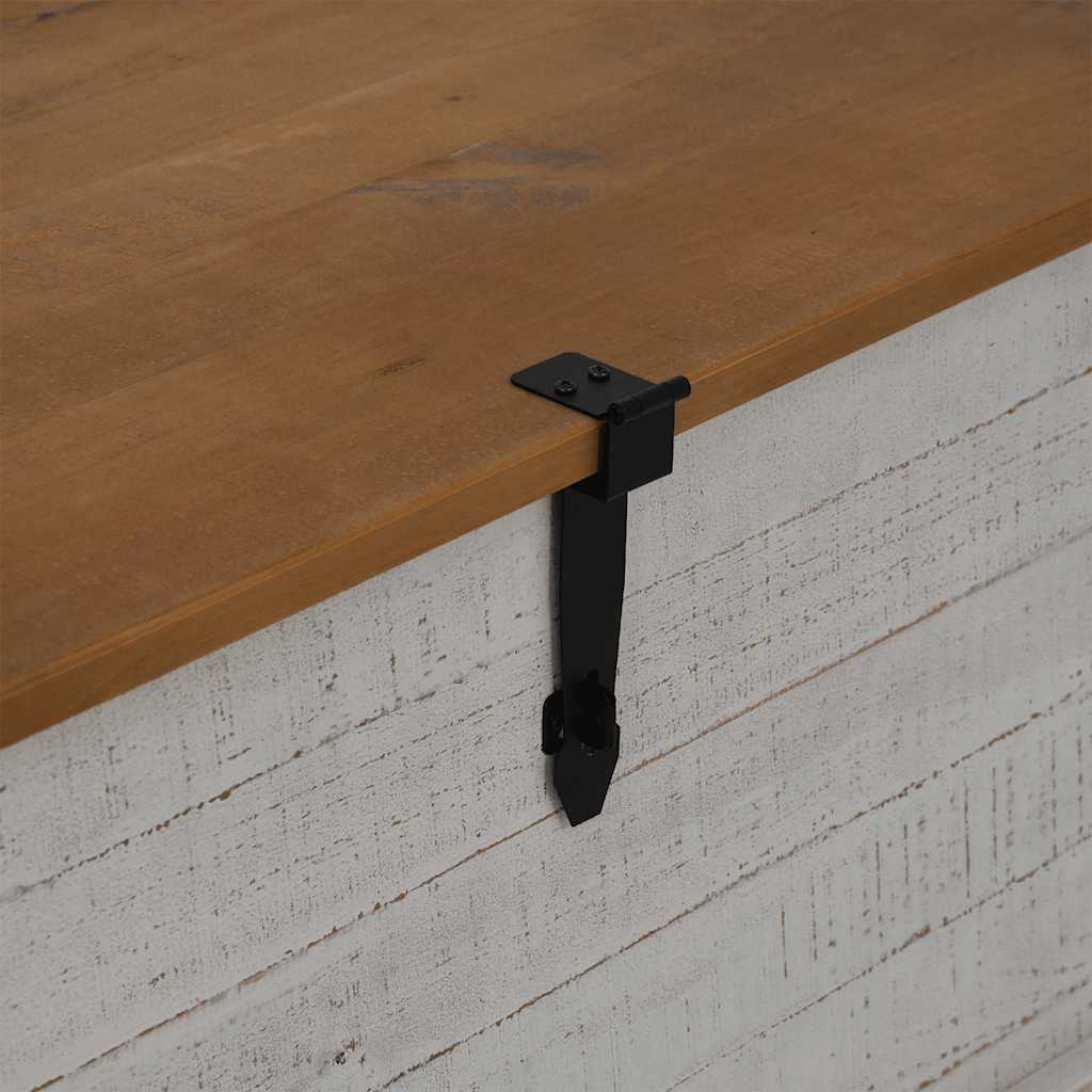 Förvaringskista Halden 91X91X47 Cm Massiv Trä Furu