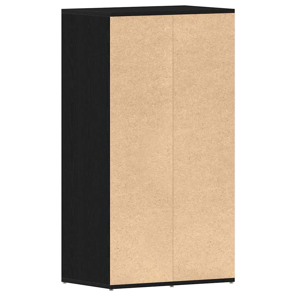 Skohylla Rökfärgad 54X34X100,5 Cm Konstruerat Trä