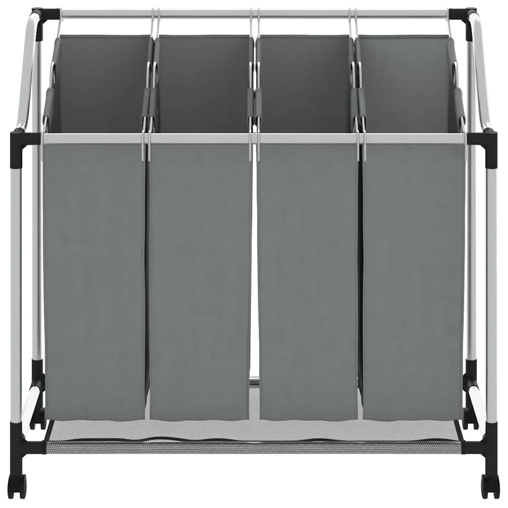 Tvättkorg Med Hjul 4 Fack