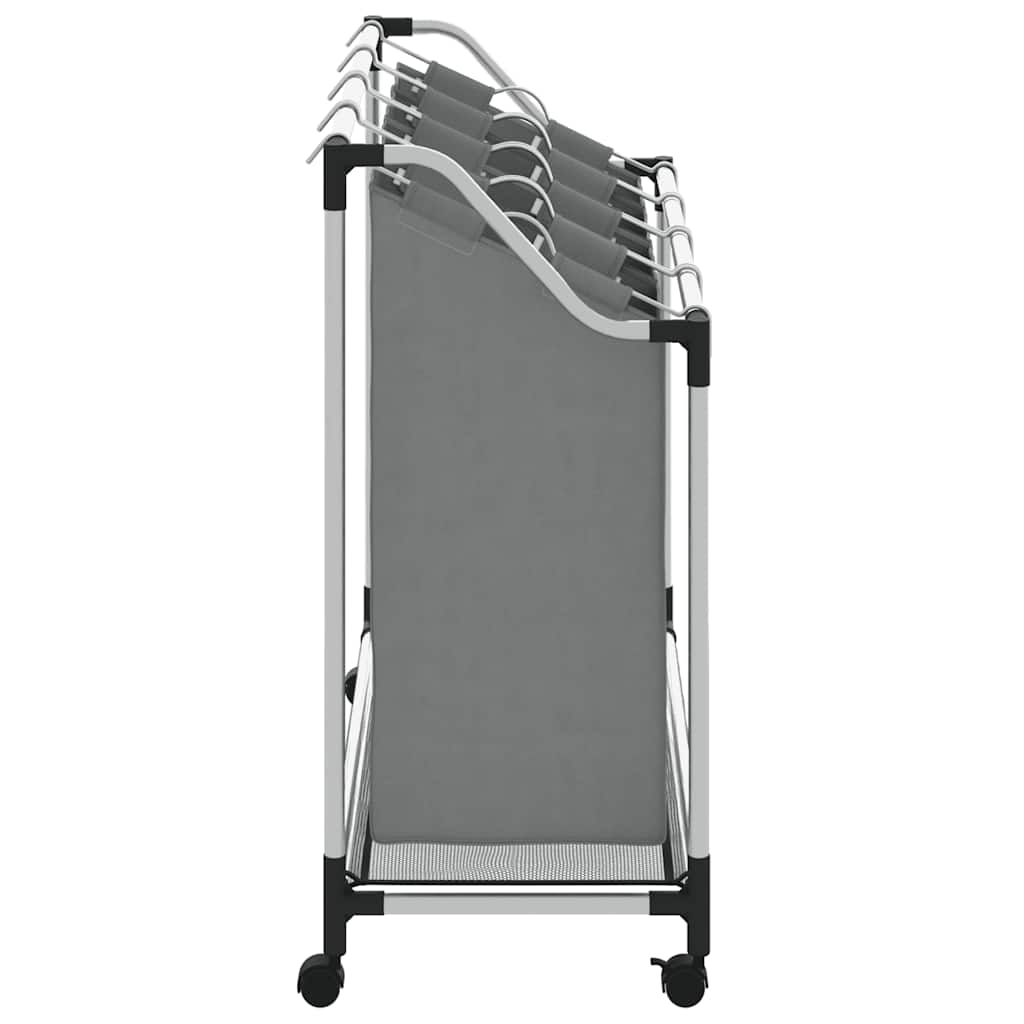 Tvättkorg Med Hjul 4 Fack