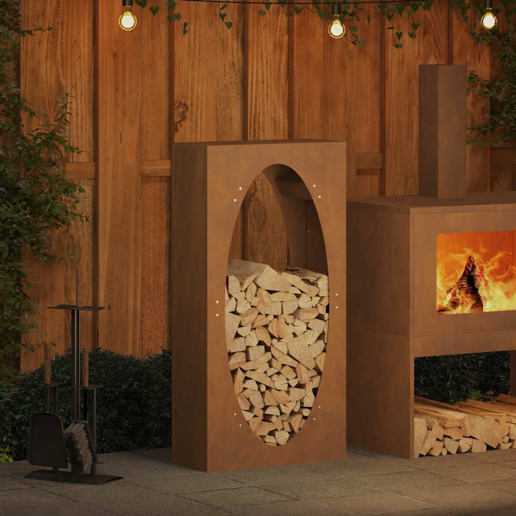 Vedställ 50X23X100 Cm Väderbeständigt Stål