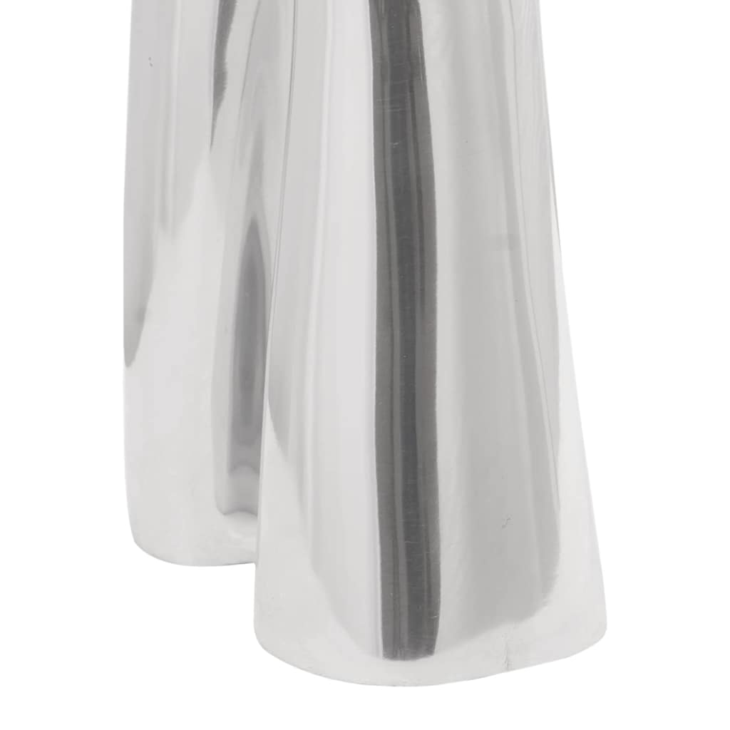 Skulptur Silver 10 X 16 X 49 Cm Aluminium