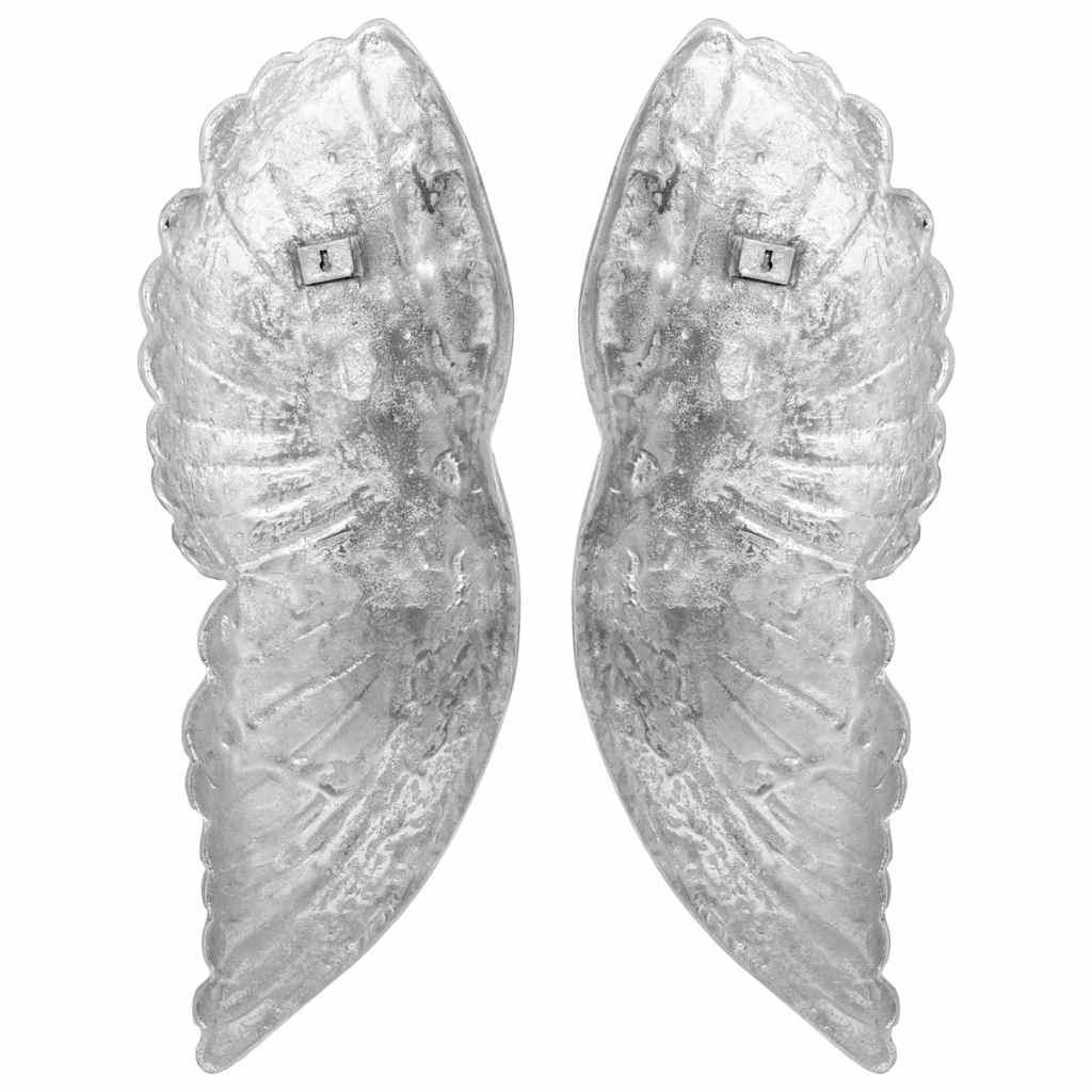 Vingskulptur Silver 17 X 5 X 59 Cm Aluminium