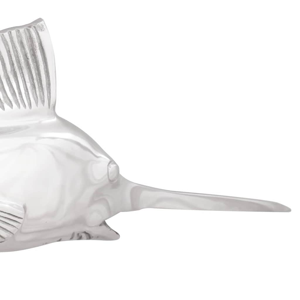 Skulptur Silver 91 X 8 X 26 Cm Aluminium