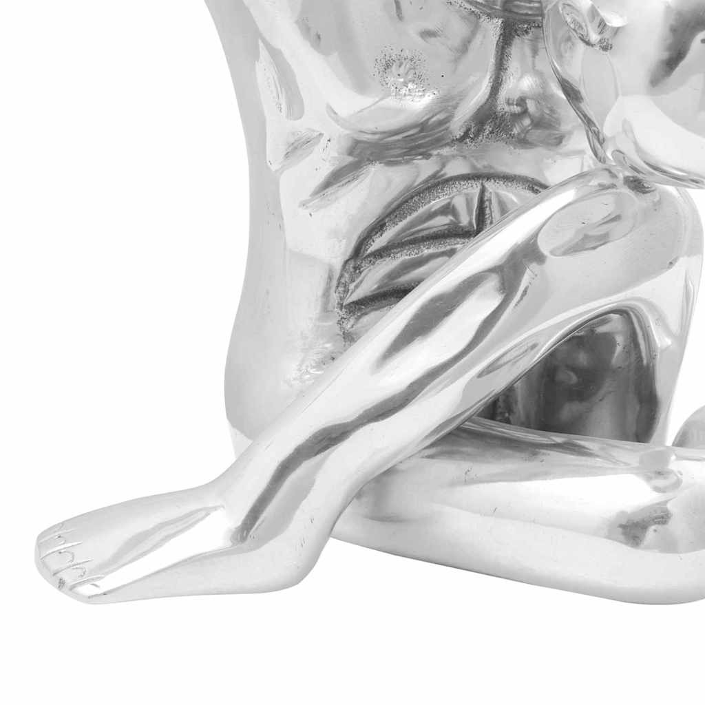 Skulptur Silver 63 X 20 X 22 Cm Aluminium