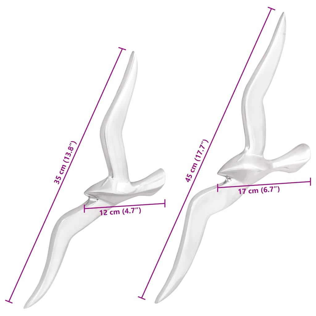 Mås Silver Aluminium