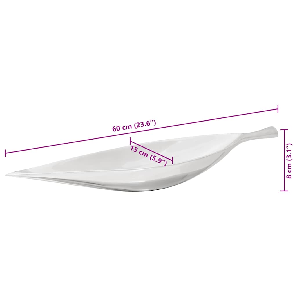 Fruktkorg Silver 60 X 15 X 8 Cm Aluminium