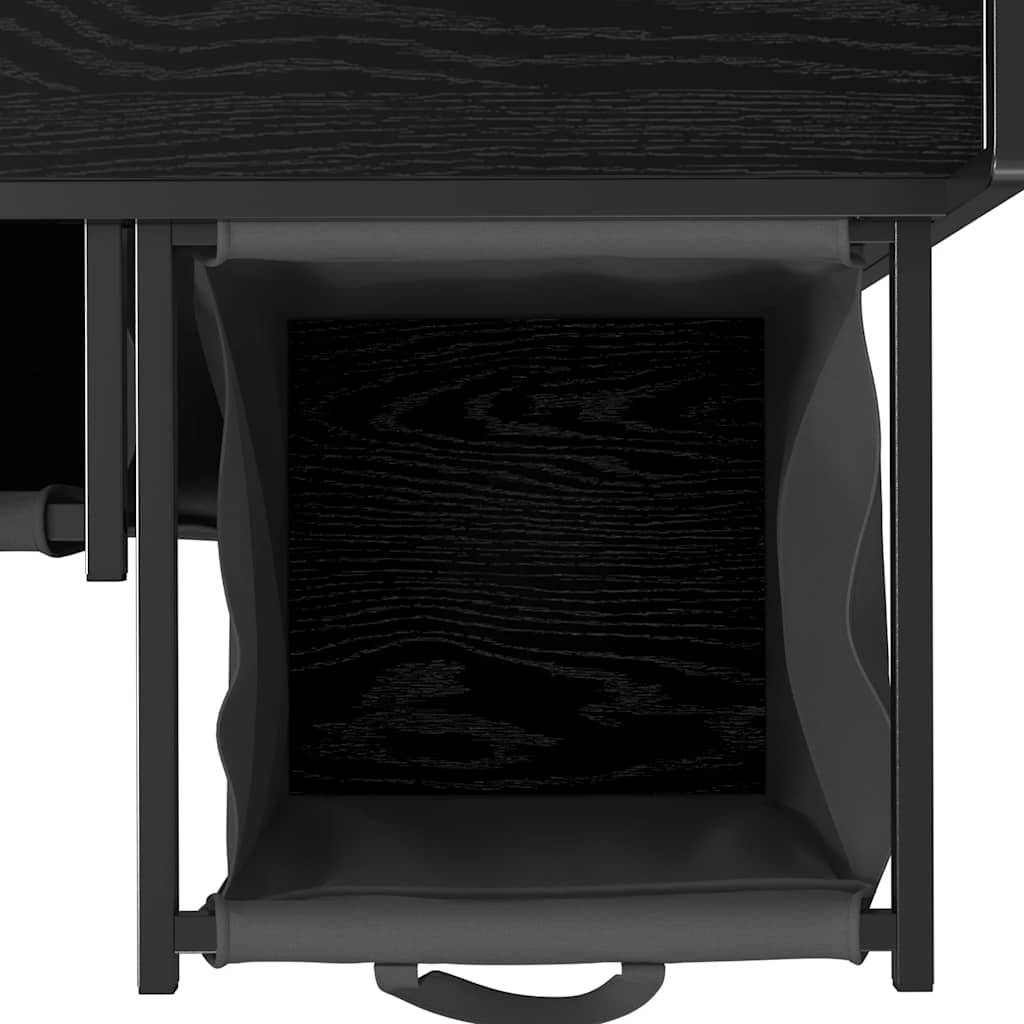 Tvättkorg 2 Fack Med Hylla