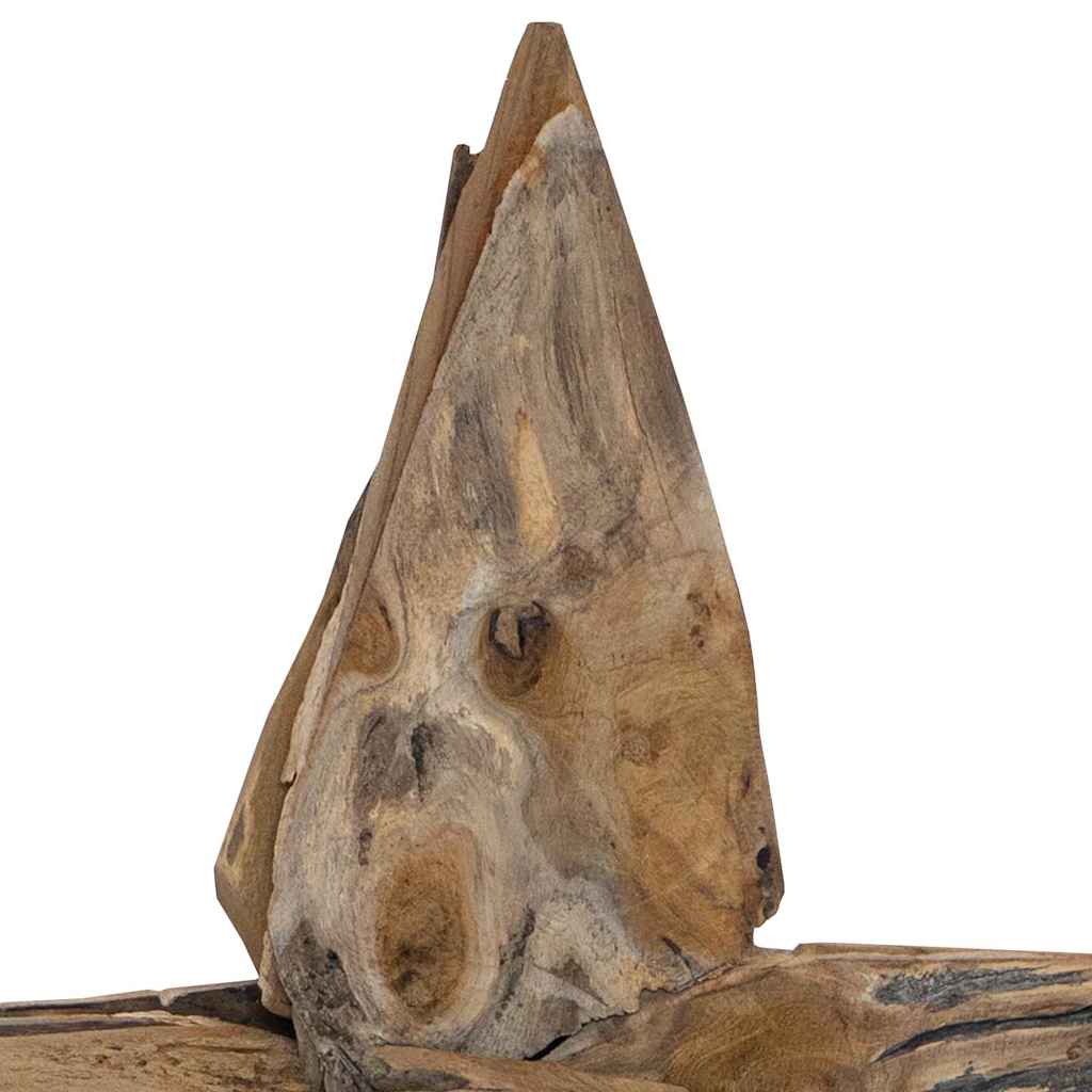 Julstjärna Brun 60 X 5 X 75 Cm Massivt Teakträ