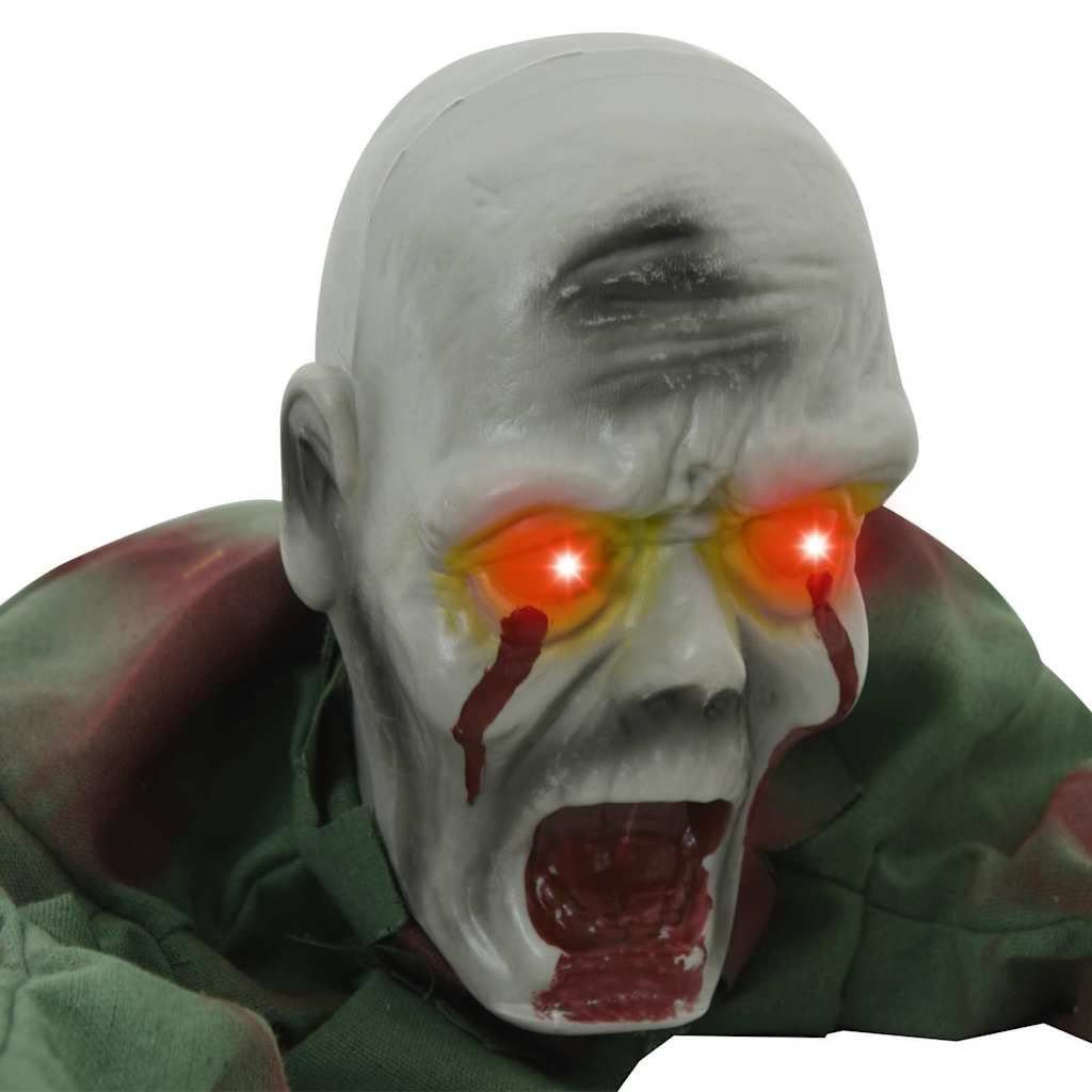 Halloween Krypande Zombie Grön 112 X 25.5 X 21.5 Cm Polyester