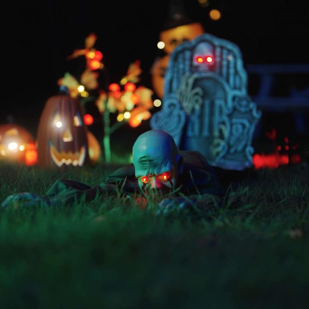 Halloween Krypande Zombie Grön 112 X 25.5 X 21.5 Cm Polyester