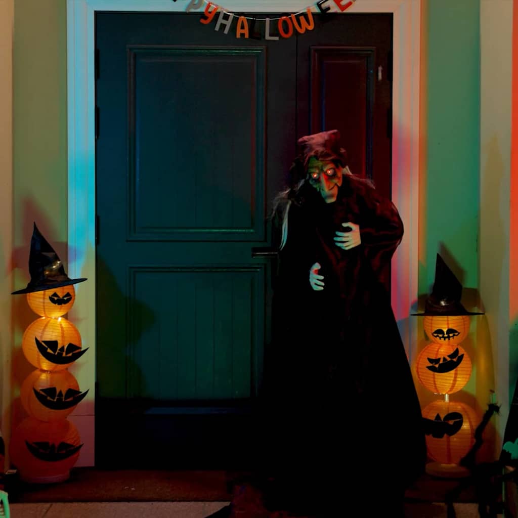 Halloween Pratande Häxa Lila 216 X 125 Cm Polyester