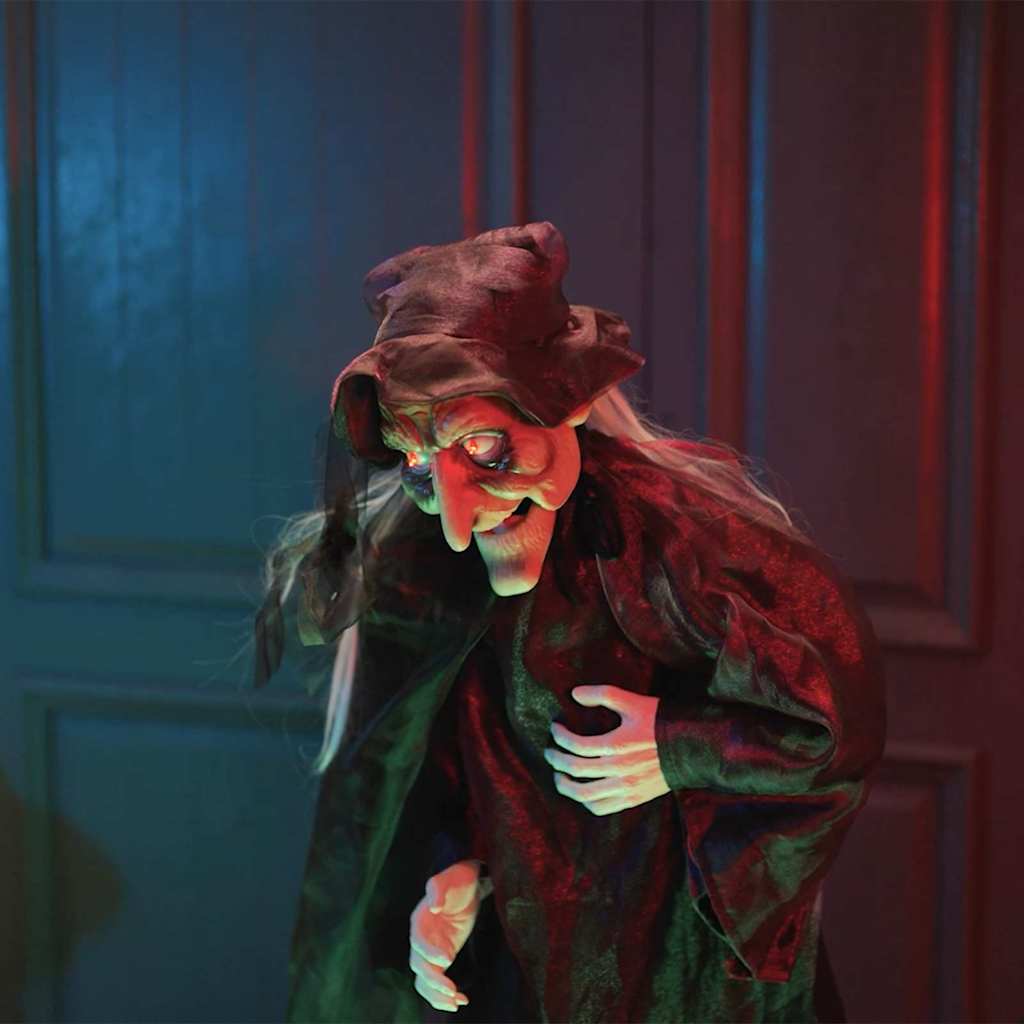 Halloween Pratande Häxa Lila 216 X 125 Cm Polyester