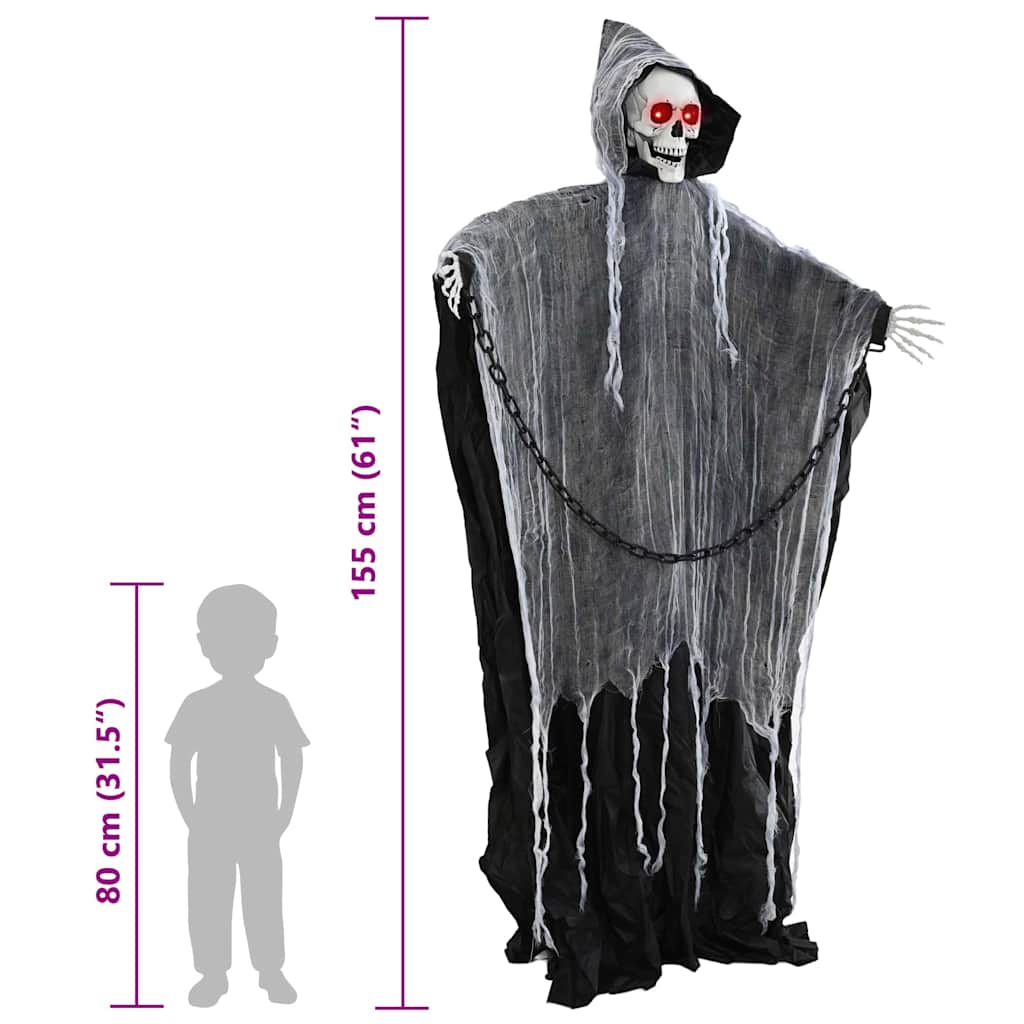 Halloween Grim Reaper Svart 60 X 60 X 155 Cm Polyester