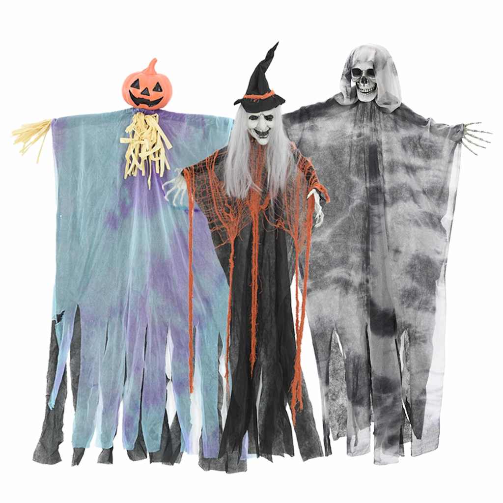 Halloween Hängande Spöke 3 Pcs Flerfärgsdesign 61 X 97 Cm