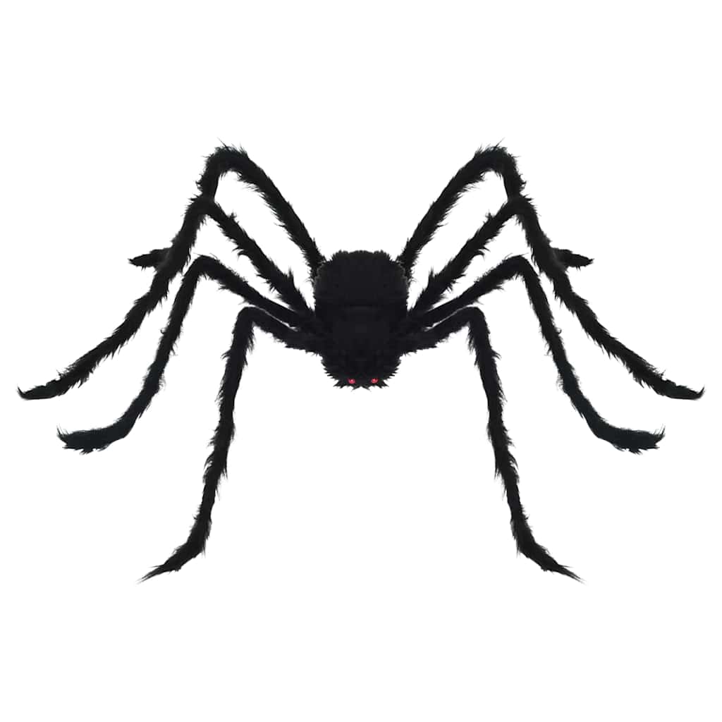 Halloween-Spindel Dekoration Med Nät 4 Pcs Svart Och Vit 150 Cm