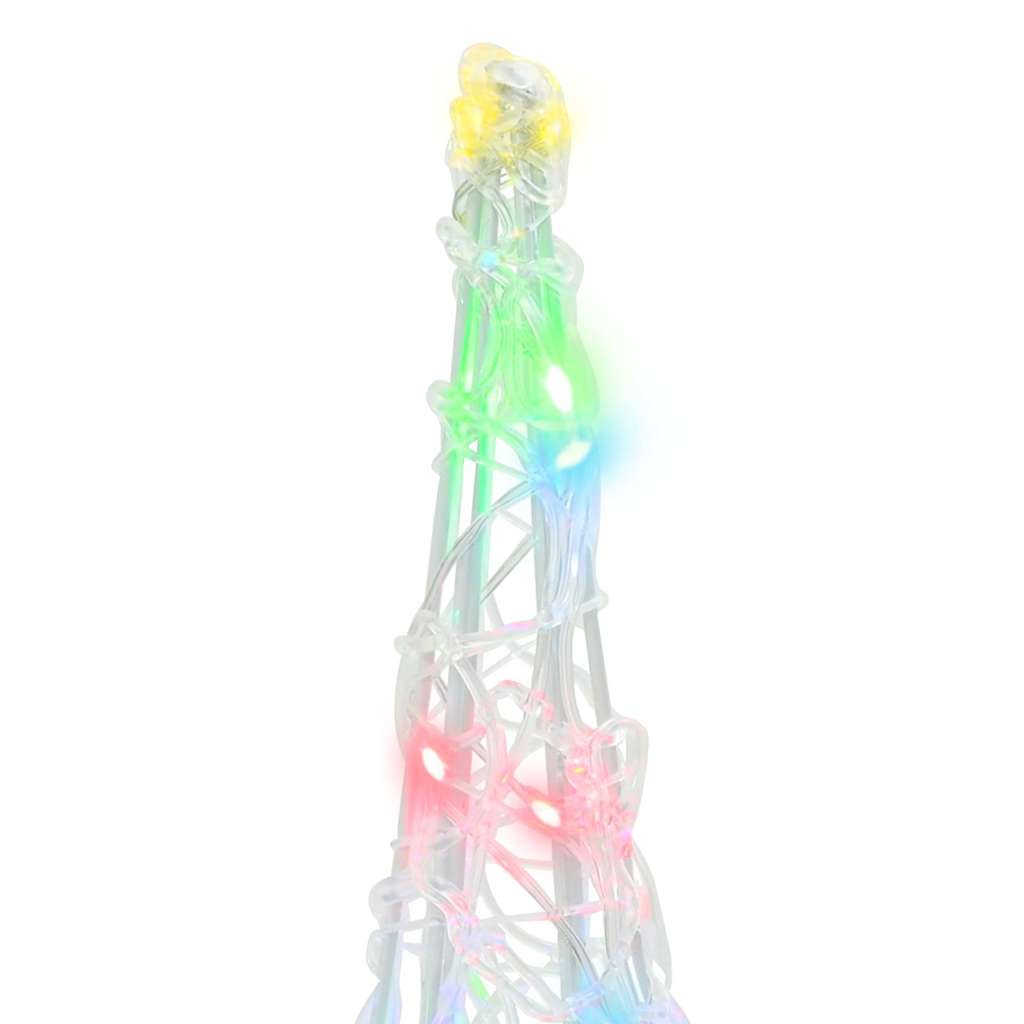 Julgran 3 Pcs Flerfärgsdesign 20 X 20 X 80 Cm Akryl