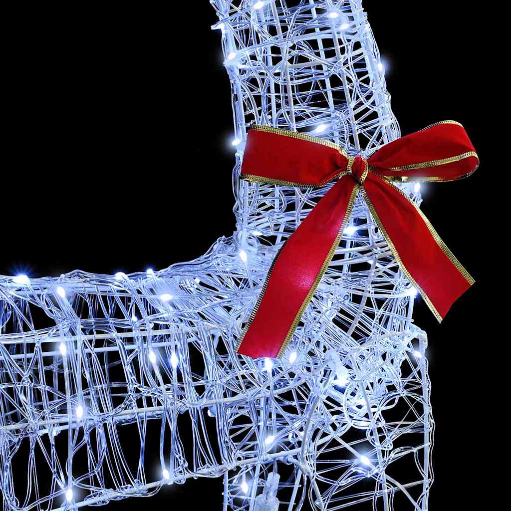 Ren Pull Släde Kallvit 70 X 26 X 128,5 Cm Akryl