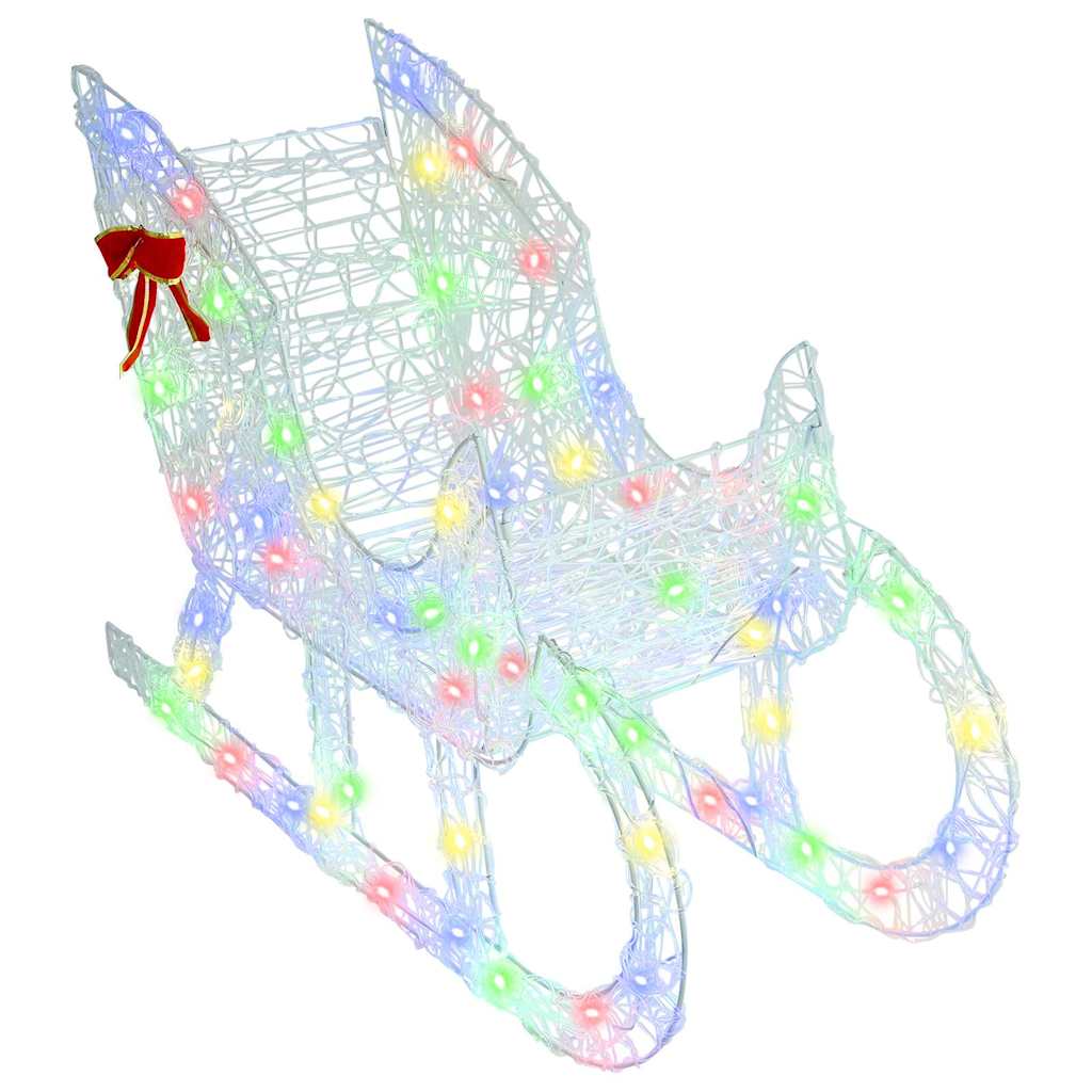 Ren Pull Släde Färgstark 70 X 26 X 128,5 Cm Akryl