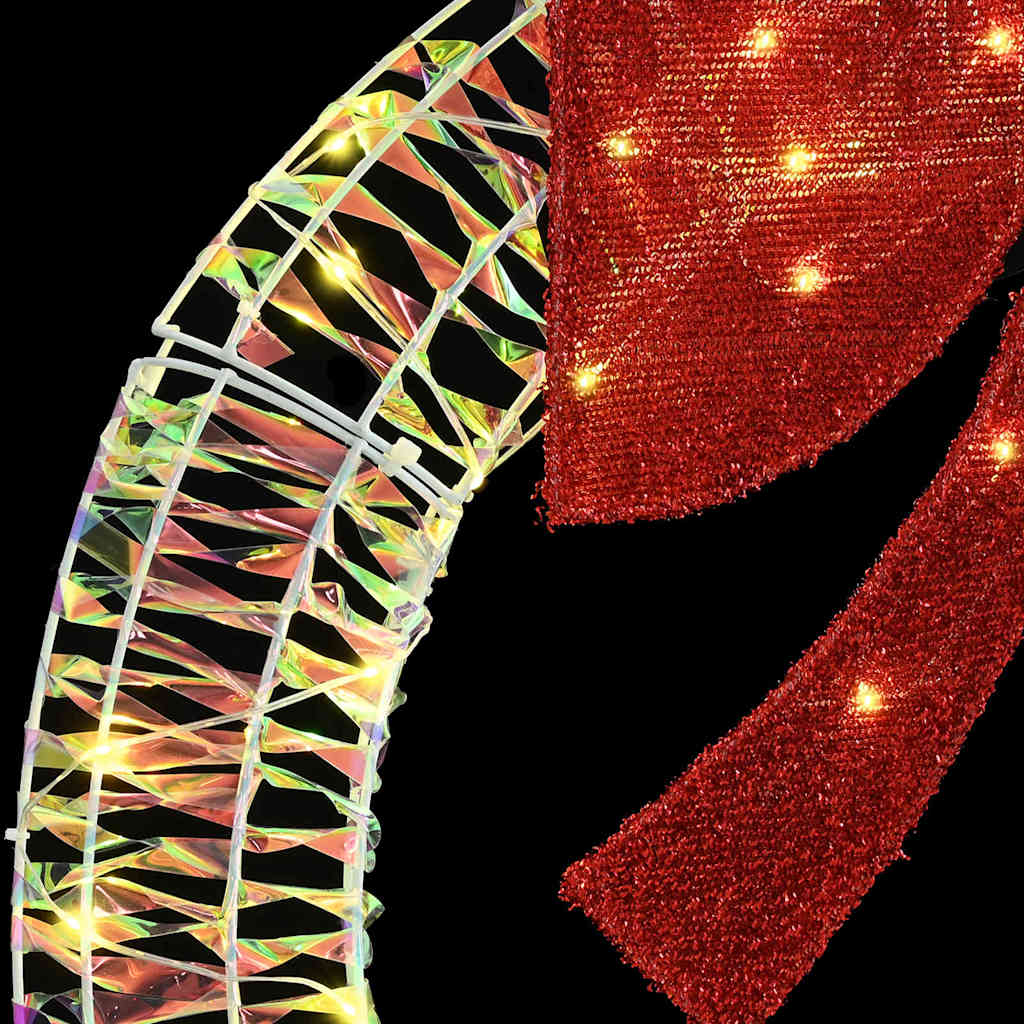 Krans Med 60 Led-Lampor Varmvit 75 Cm Pet