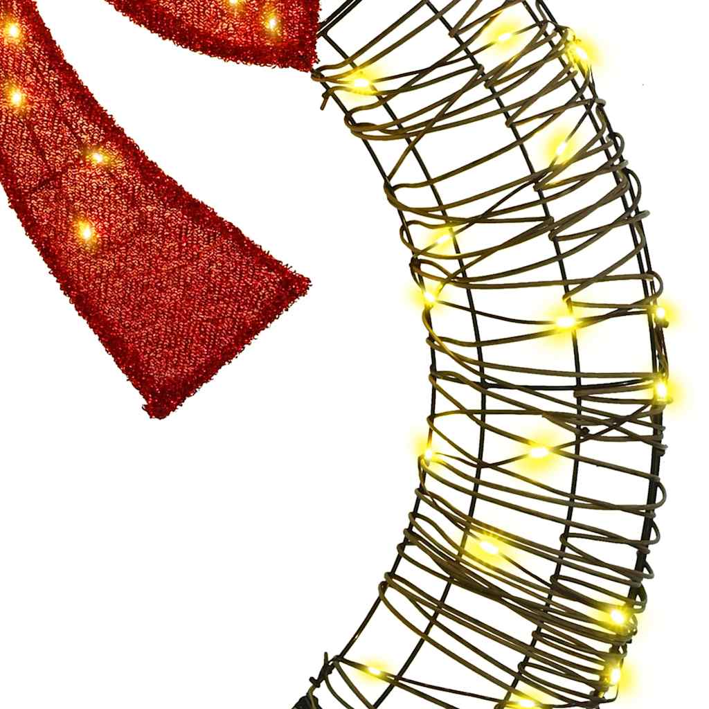 Krans Med 80 Led-Lampor Varmvit 90 Cm Rotting