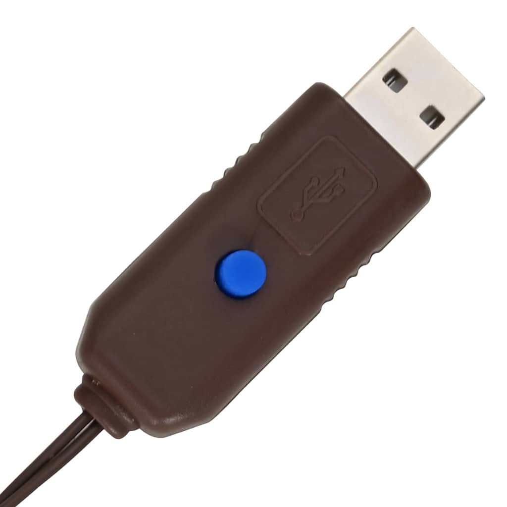 Krans Med 80 Led-Lampor Varmvit 90 Cm Rotting