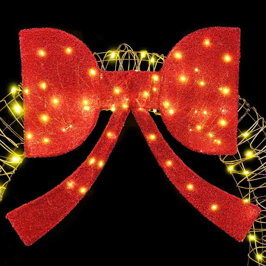 Krans Med 150 Led-Lampor Varmvit 120 Cm Rotting