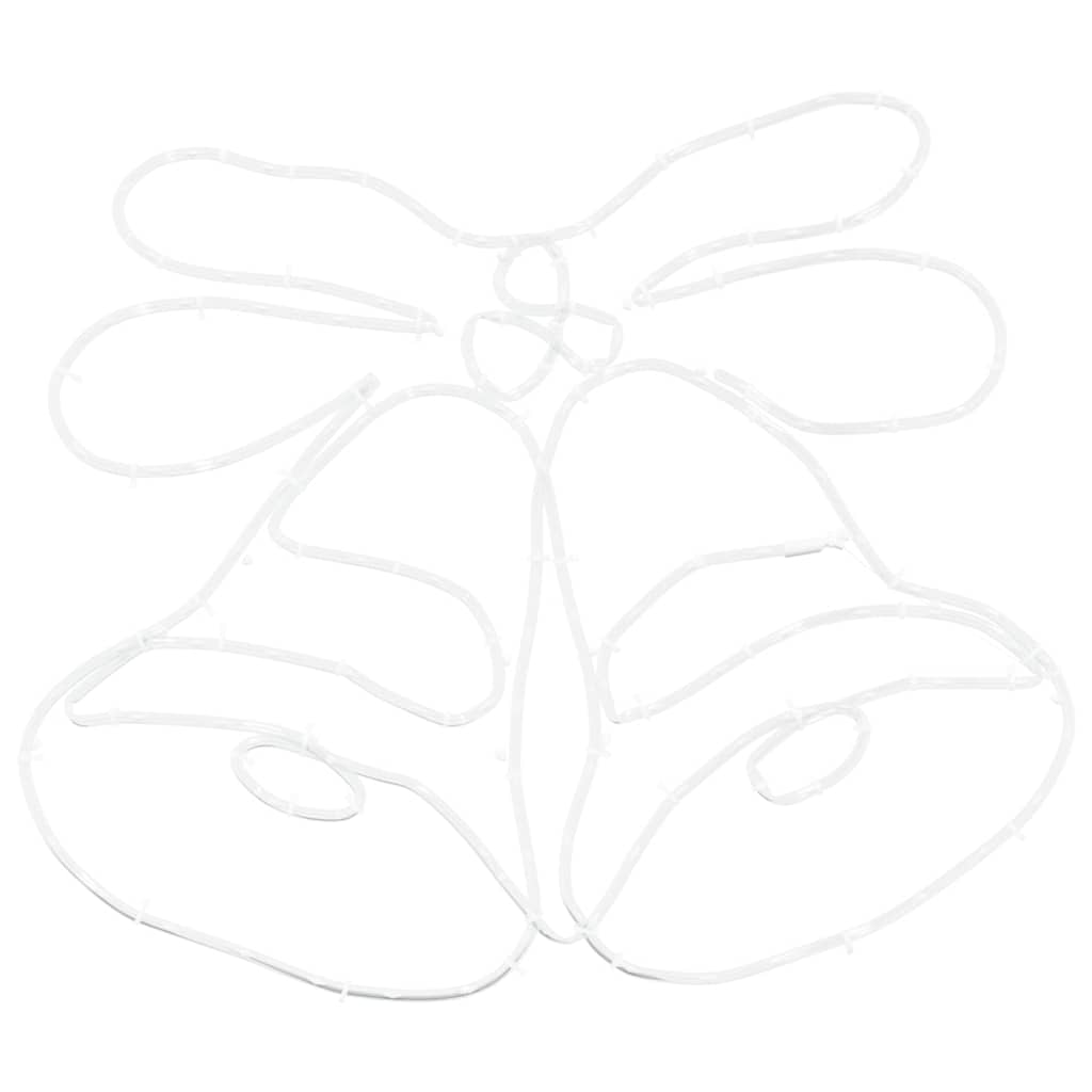 Julklocka Med 144 Led-Lampor Flerfärgsdesign 56 X 46 Cm Pvc