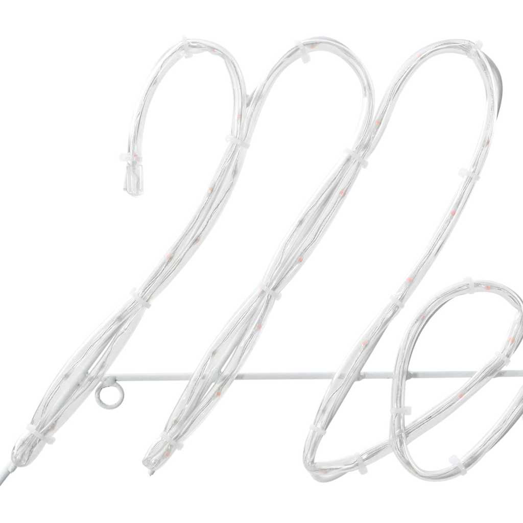 Julskylt Med 216 Led-Lampor Röd 99 X 55 X 13 Cm Järn