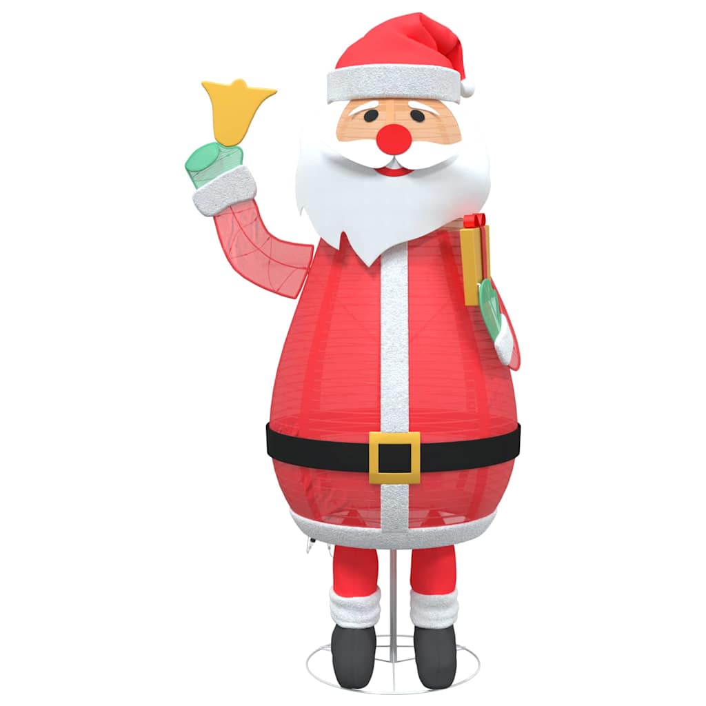 Jultomte Med 200 Led-Lampor Varmvit 100 X 180 Cm Tyg