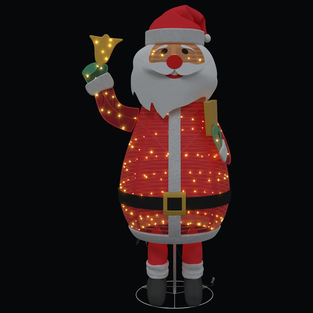 Jultomte Med 200 Led-Lampor Varmvit 100 X 180 Cm Tyg