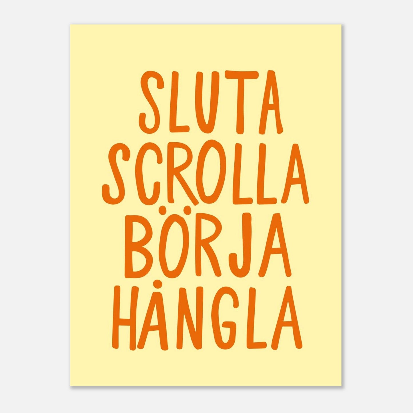 Sluta scrolla börja hångla