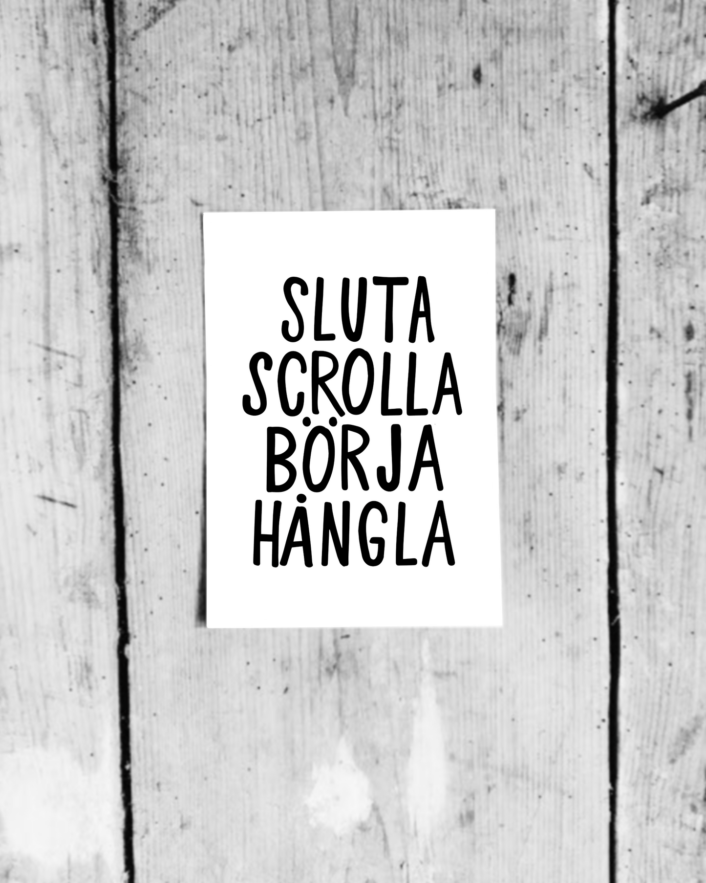 Sluta scrolla börja hångla