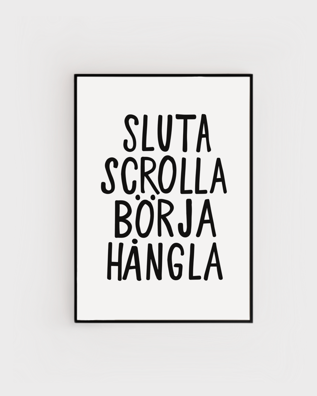 Sluta scrolla börja hångla