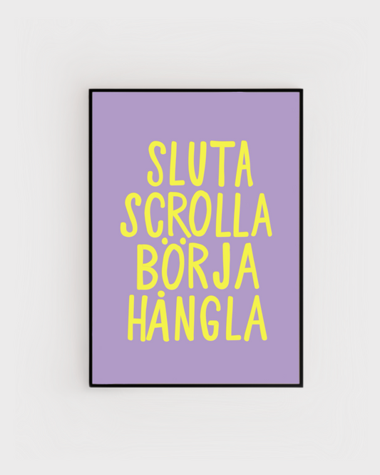 Sluta scrolla börja hångla