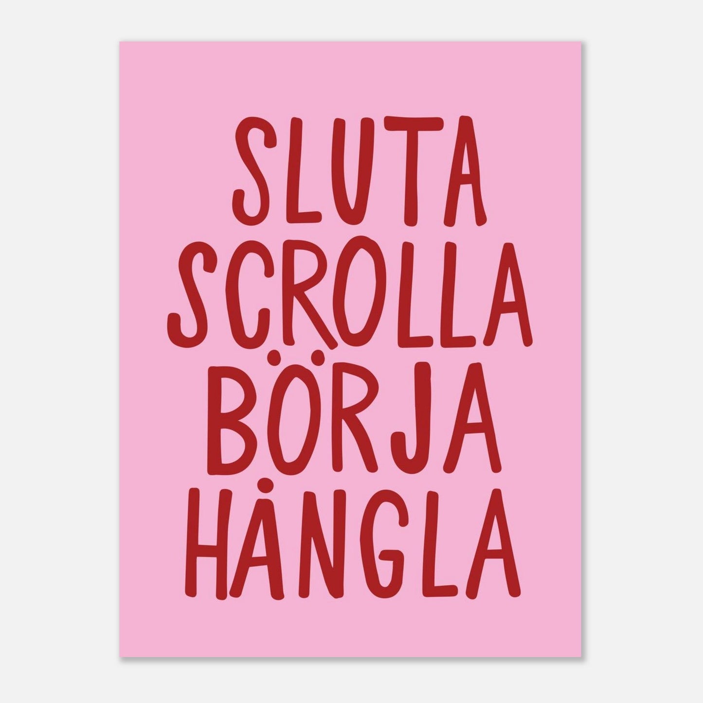 Sluta scrolla börja hångla