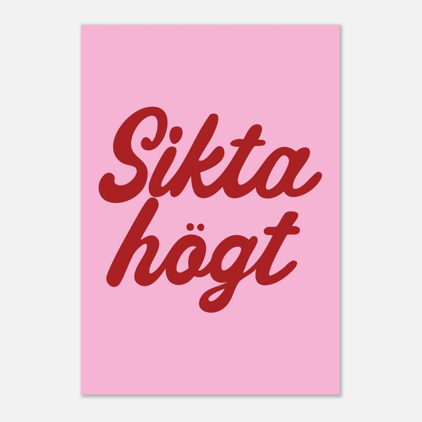 Sikta högt
